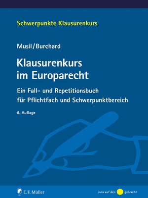 cover image of Klausurenkurs im Europarecht